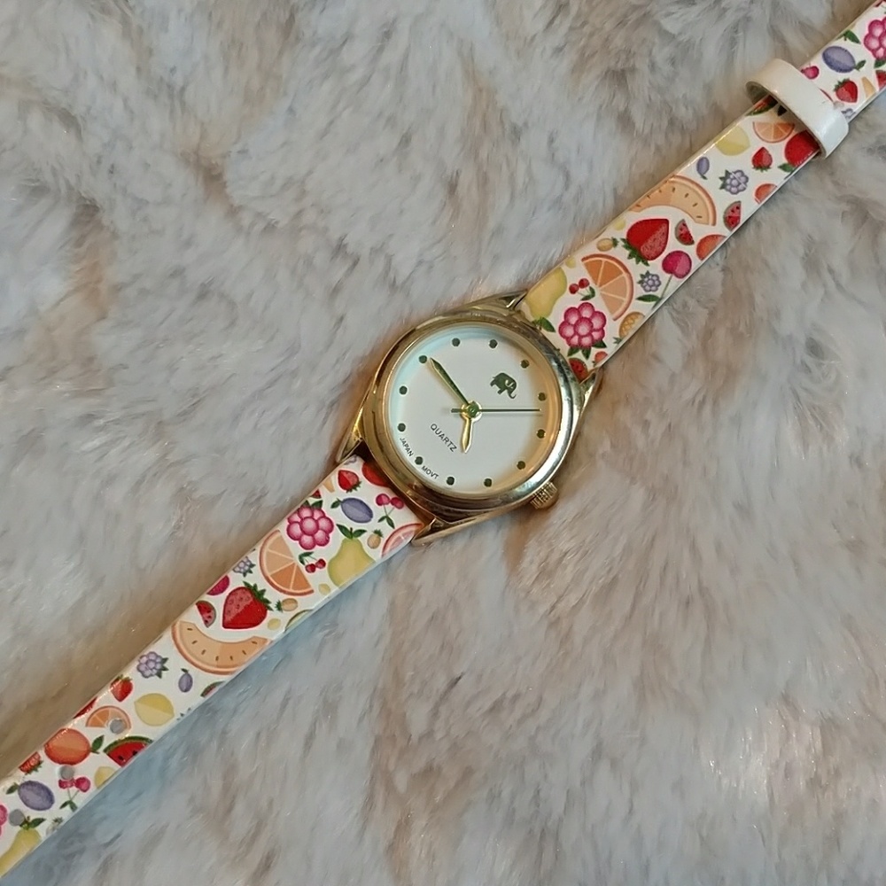 NWOT Francesca's Tooty Fruity Skinny Watch